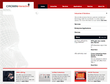 Tablet Screenshot of crowninteractive.com